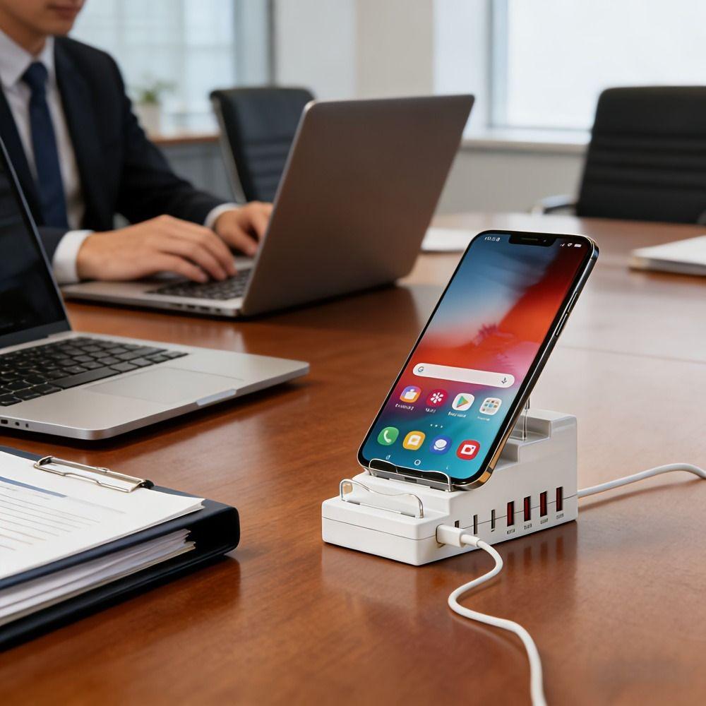 4Type C Ports Desktop Charging Power Strip 4USB Ports USB Type C Charger Laptop Charging