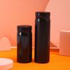 Solid Color Slim Insulated Thermal Water Bottle Round Hot Cold Water Bottle  Outdoor Hiking