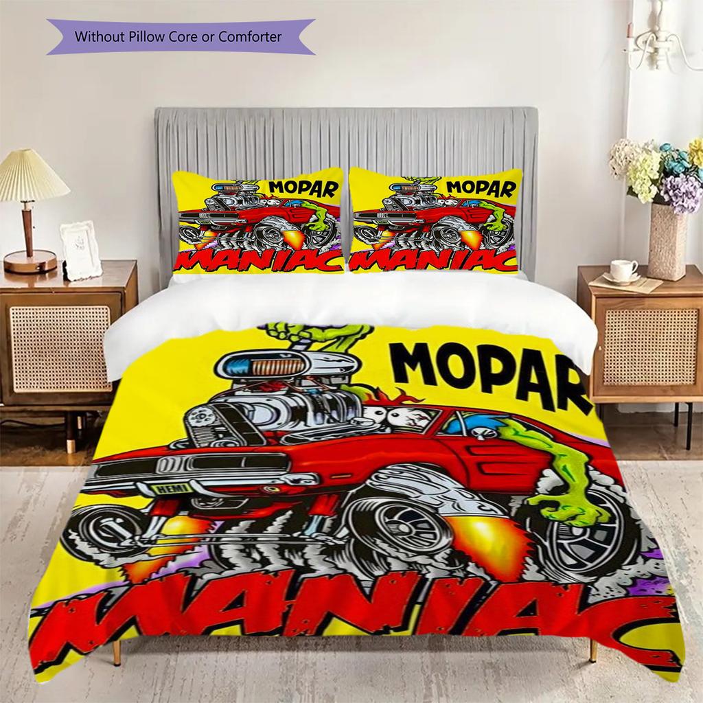 Rat Fink Iconic Mouse Mascot Threepiece Set 1 Duvet Cover 2 Pillowcase Without Core Bedding Set Christmas Birthday Gift