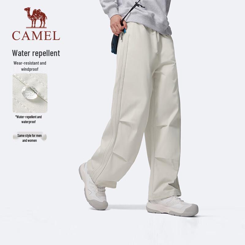 CAMEL Unisex Outdoor Water-Repellent Woven Casual Cargo Sports Pants J35CA6Q6025 XXL