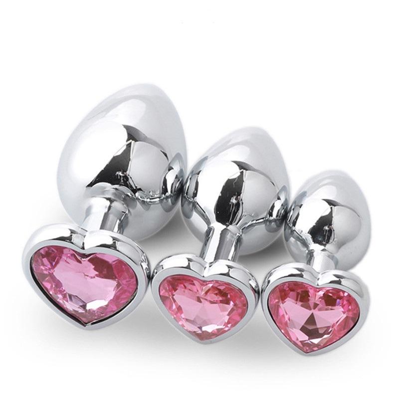 Anal Toys Prostate Massager Adult Products Butt Heart-Shaped Anal Plug