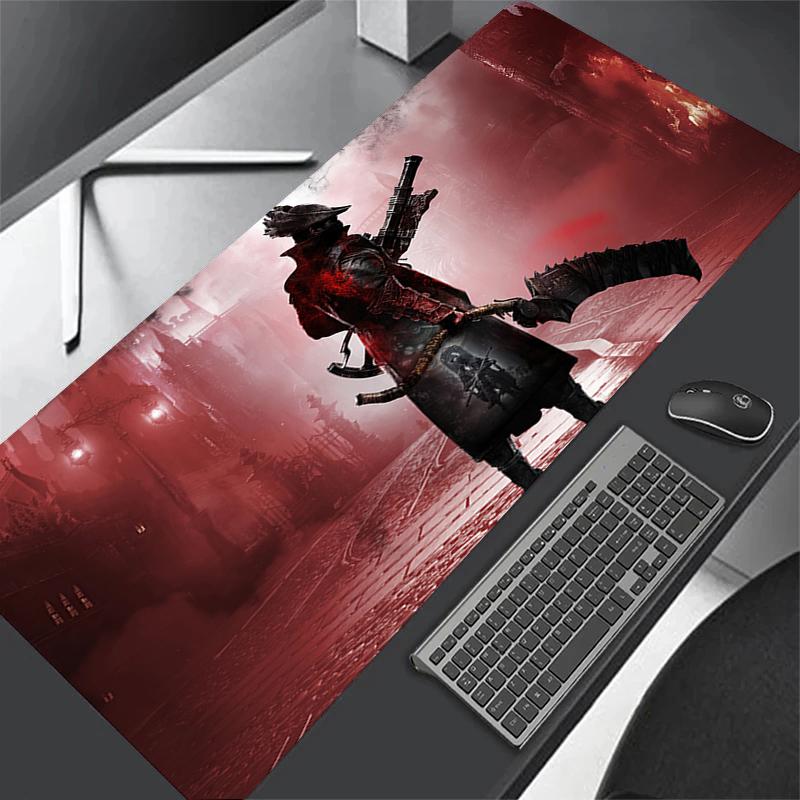 XXL Computer Anime Bloodborne Gamer XL Desk Mat Large Size Gaming Mousepad PC Keyboard Carpet Overlock Table Mouse Pad x