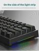 K620 Wired & Bluetooth RGB Gaming Mechanical Keyboard, Hot-Swappable, Blue Switch, Type-C