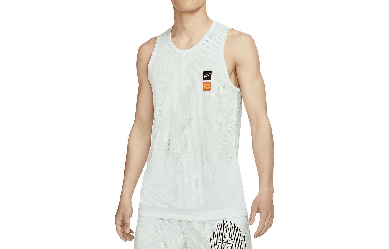 

Nike Sports Life Collection Tank Tops Men s Mint Crew Neck Moderate Racerback CV2408-394 S