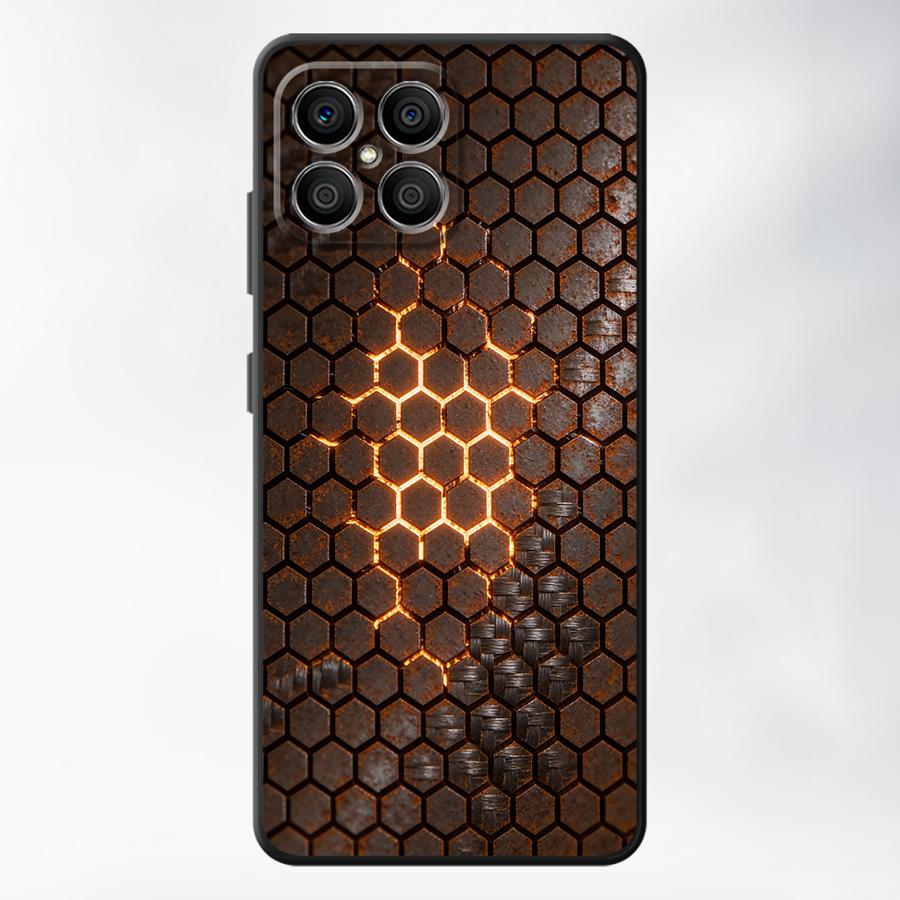 

Funda Phone Cover Case for Honor 200 400 Lite X6 70 X9a 90 8X X5b Magic5Lite X8 X7 Stainless Carbon Fiber Honor 8X