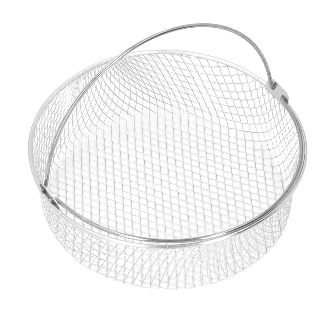 Fry Basket Stainless Steel with Handle Kitchen Fry Mesh Basket Cooking Accessory for French Fries