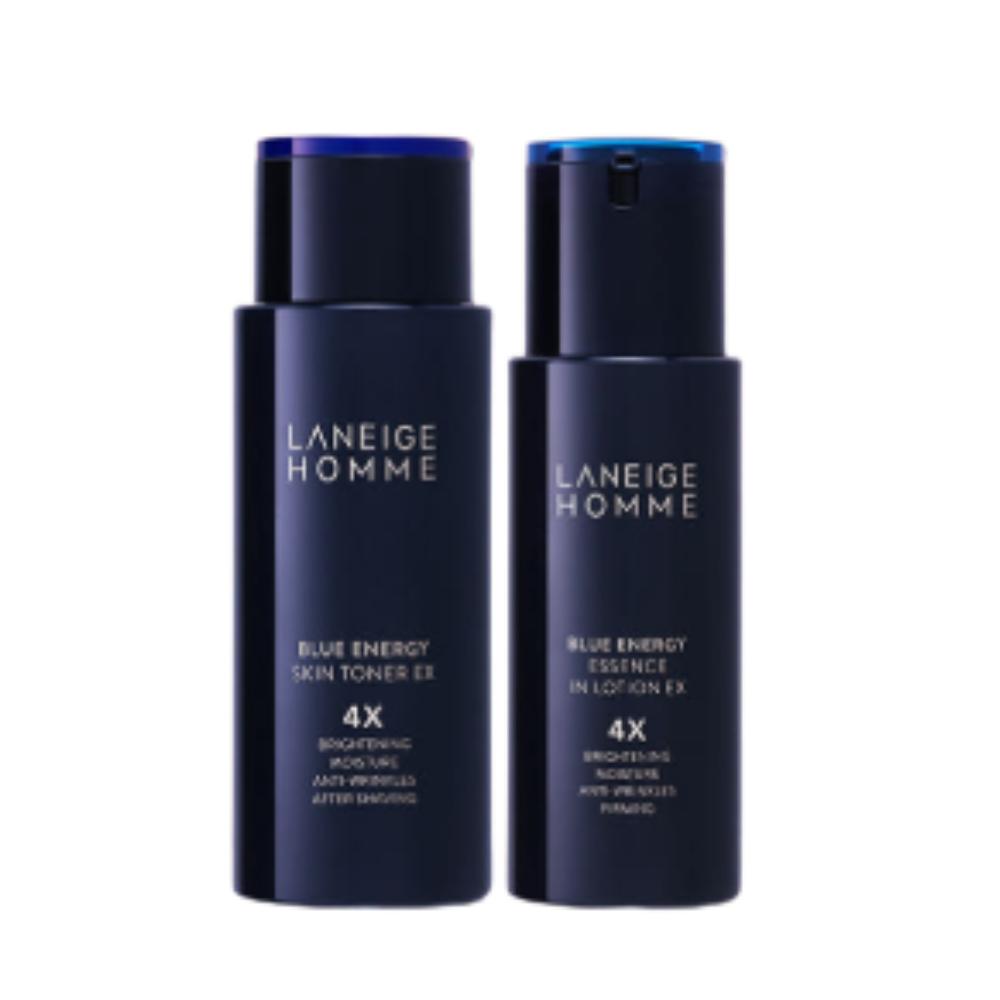 

Laneige Homme Blue Energy EX 2-Step Set (Toner 180ml + Lotion 125ml)