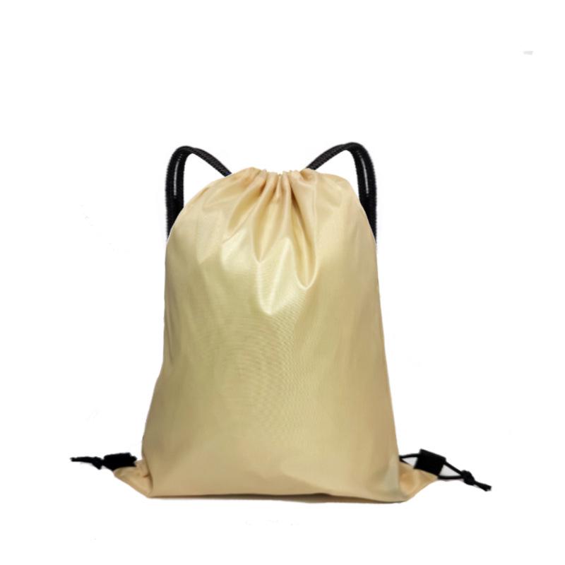 Colorful Polyester and Nylon Drawstring Bag: Double Shoulder Shopping and Storage Bag for Toys