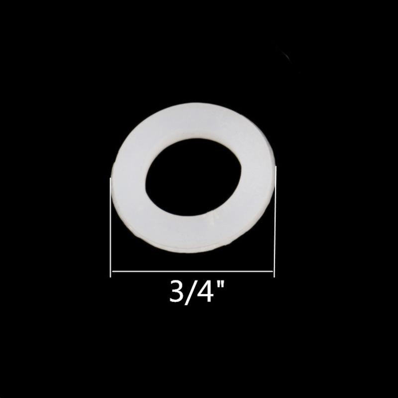1/2" 3/4" 1" Silicone Gaskets Water Connectors Seal Rings Flat Seal Washer Gasket Hardware Fastener Accessories Anti-leak Washer
