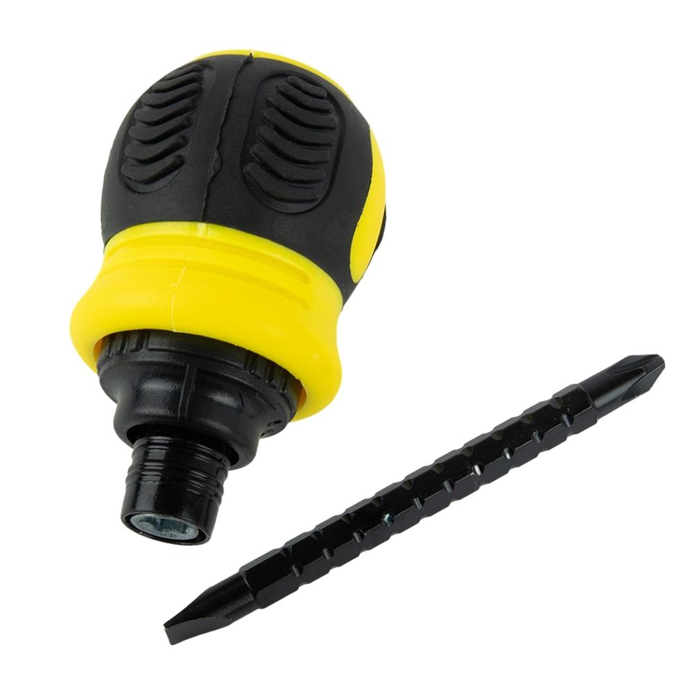 6.0+/6.0- Ratchet Screwdriver Adjustable Chrome Vanadium Steel