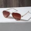 New Oversized Sunglasses Women Men Vintage Pilot Designer Brand Sun Glasses Female Big Frame Mirror Retro  Feminino