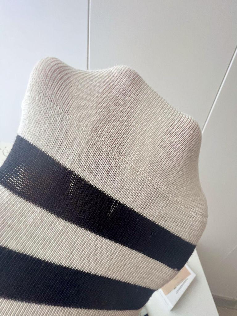 Men's Striped Cotton Boat Socks: Non-Slip, Sweat-Absorbent, Deodorant, and Thin for Spring To Autumn.