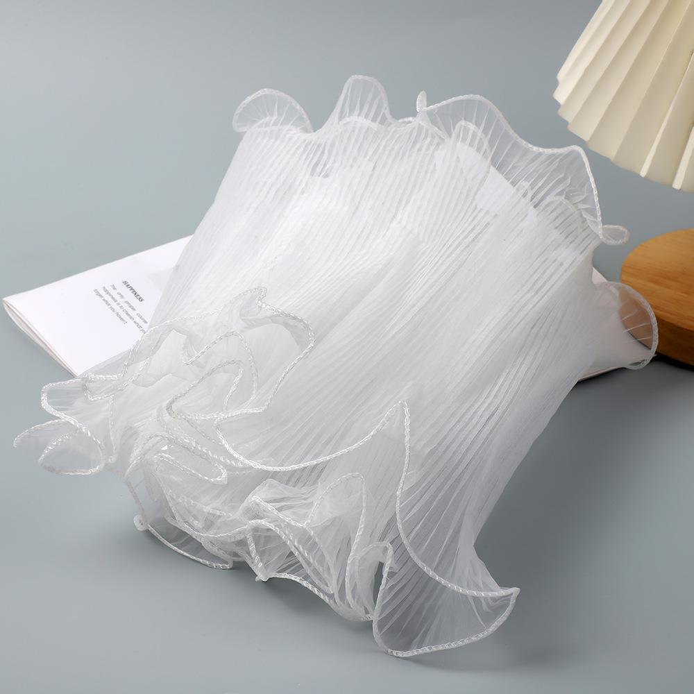 Bilateral Wave Pattern Gauze Silk Ribbon for Flower and Cake Decoration