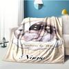 Deer Under The Moon Customize Your Name Blanket Used For Chair Office Sofa Bed Camping Soft And Warm Giving Friends And Relatives Birthday Graduation