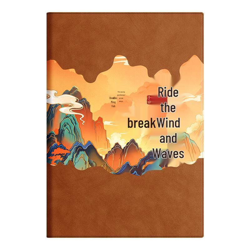 Guochao A5 Custom Logo Engraved Notebook - School Graduation Souvenir Diary