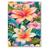 Vibrant Floral Diamond Painting Full Square Round Diamond Mosaic Embroidery Cross Stitch Kit DIY Home Decor Art Craft Gift