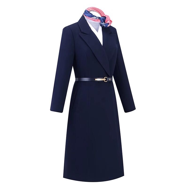 Tromman Professional Wool Blend Padded Lapel Coat