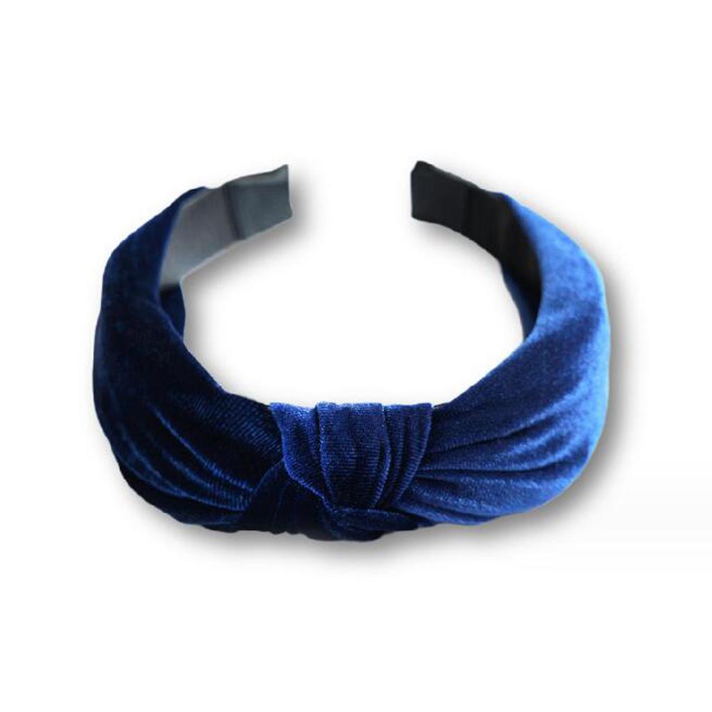 PROLY New Fashion Headband For Women Classic Canary Velvet Center Knot Casual Hairband Winter For Adult Turban Hair Accessories