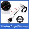 52mm 0-190ohm Water Level Gauge 7 Color Backlight and 100mm-500mm Water Level Indicator Fit for Car Boat Marine 12V 24V