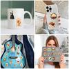 50Pcs Faded Cartoon Stickers Reusable Adhesive Decals Sheets Suitable For Notebook Phone Laptop Accessories Decorations