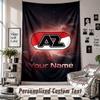 Wall Hanging Tapestry With Custom Name & Text, AZ Alkmaar Decorative Tapestry For Bedroom