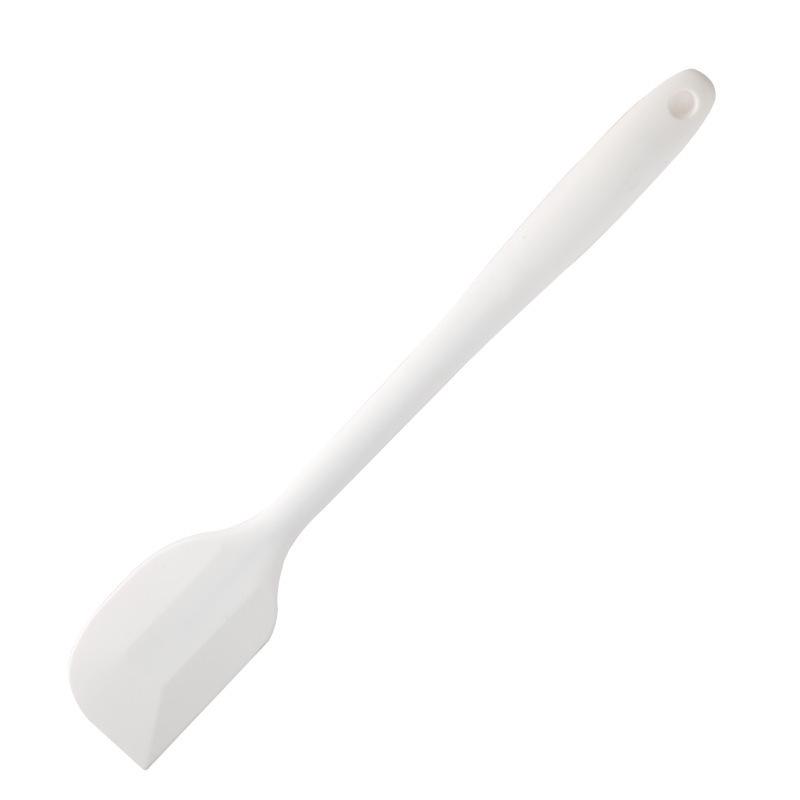 Large White Silicone Spatula: High-Temperature Resistant Cake and Cream Spreader