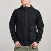Adidas Jackets Men's Black Stand Collar Moderate Workwear GR6948