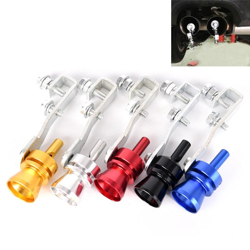 Motorbike Car Exhaust Fake Turbo Whistle Pipe Sound Muffler Blow Off Valve Universal Simulator Whistler