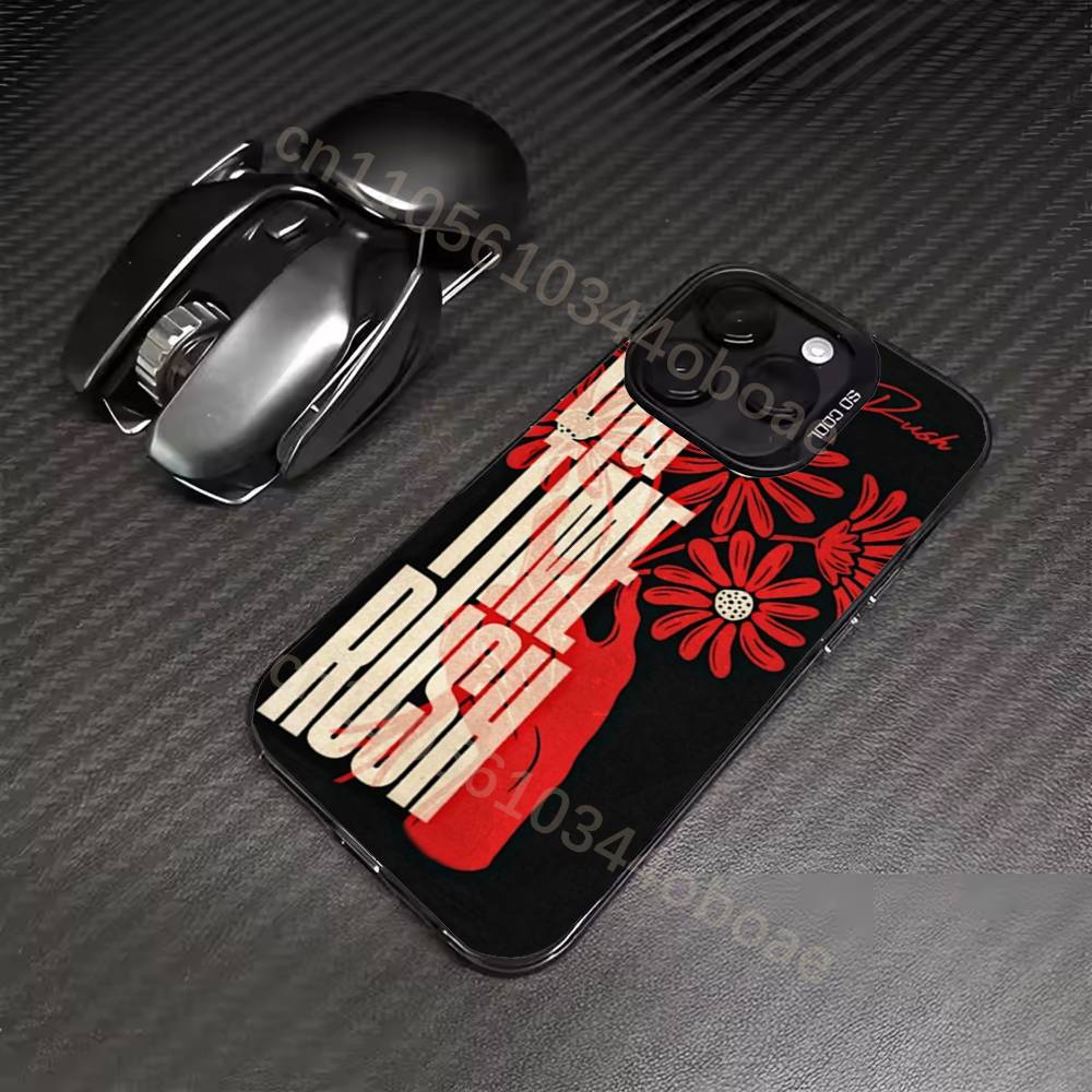 Music B-Big Time Rush Phone Case For iPhone 17,16,15,14,13,12,11,Pro,Max,Plus Soft Black Cover