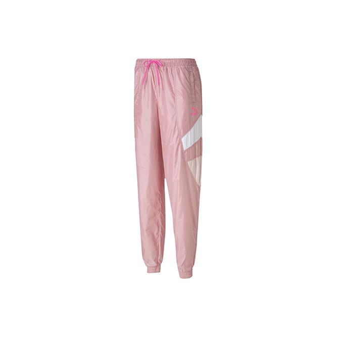 Puma Tfs Color Block Casual Drawstring Long Pants Women bottoms Pink Purple 599164-16 L