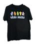 Tricou cu gât rotund Care Bears Negru Mărimea M 100% Bumbac Grafic Anii 90 Y2K Elastic