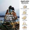 1pc Grand Theft Auto Soft Flannel Blanket with Designer Print A Cozy Blanket for All Seasons, Perfect for the Couch, Bed, Office