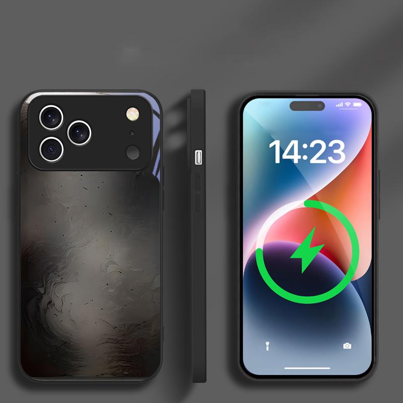 Color and texture fusion Suitable For iPhone 16E 17 Pro Max 15 Pro 14 13 Plus 12 mini 11 16 Air 17Pro magnetism Glass Phone Case