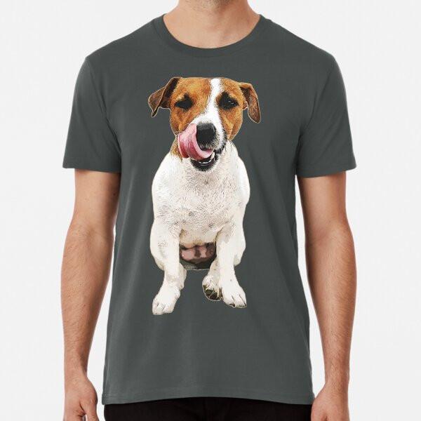 Jack Russell Terrier Dog Cute Wink and Lick S to 5XL Made in the AU/USA T-Shirt