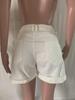 Belted Washed Denim Shorts, 5 Colors, 8 Sizes, Slight Stretch Available