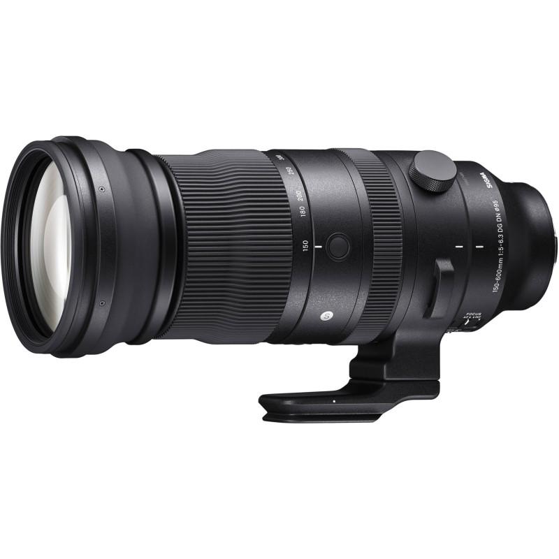 Sigma 150-600mm f5-6.3 DG DN OS Sports telephoto zoom lens Black