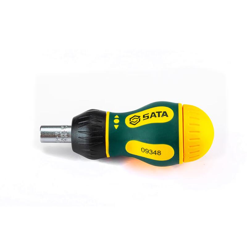 SATA 6-Piece Ultra-Short Ratchet Screwdriver Set 5x150mm