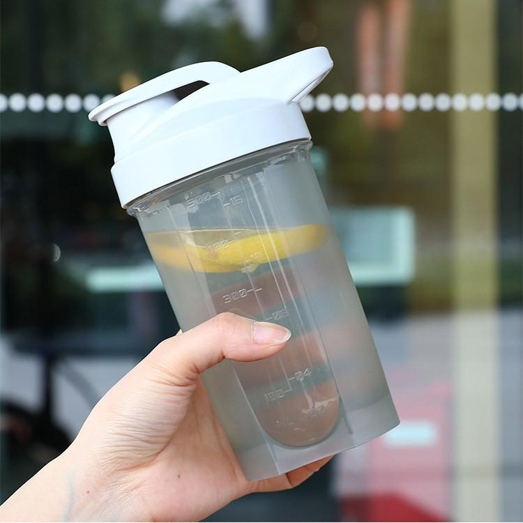 Sports Fitness 500ML Shaker Cup with Scale - Customized Logo Available