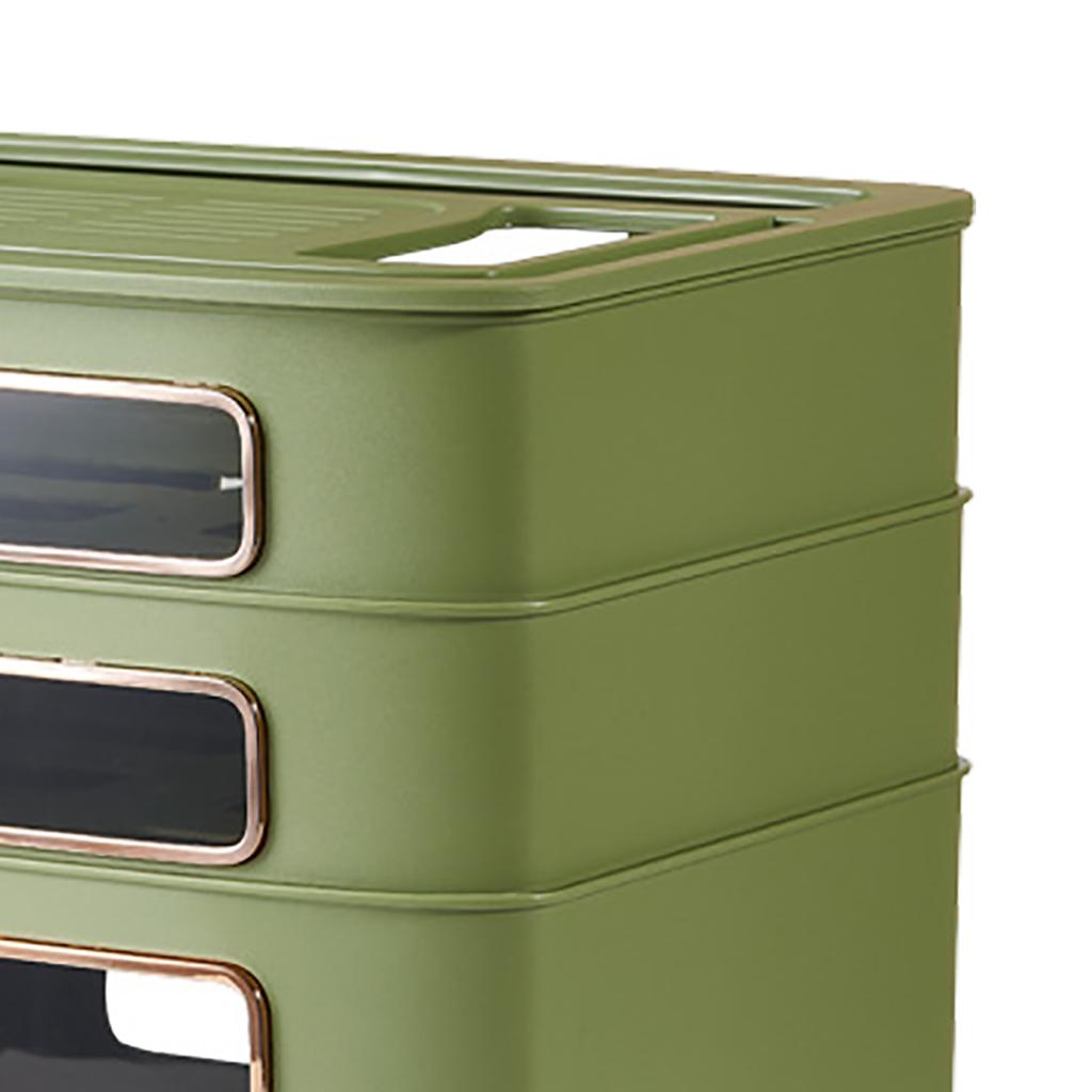 WLAN-Router Aufbewahrungsbox Kabelmanagement Vielseitige Steckdose WLAN-Organizerbox für Desktop Dunkelgrün