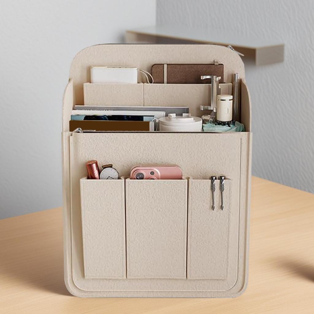 Felt Insert Liner Purse Organiser Pouch Handbag Tote Bag Internal Bag Multi pocket backpack storage bag