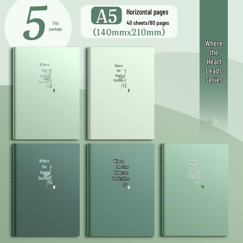 Neues großes Softcover-Notizbuch für Schüler - Mittelstufe bis Hochschulprüfungen