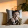 Eddie Redmayne Cushion Cover Cozy Velvet Throw PillowSoft Warm Cushion For Sofa  Bed