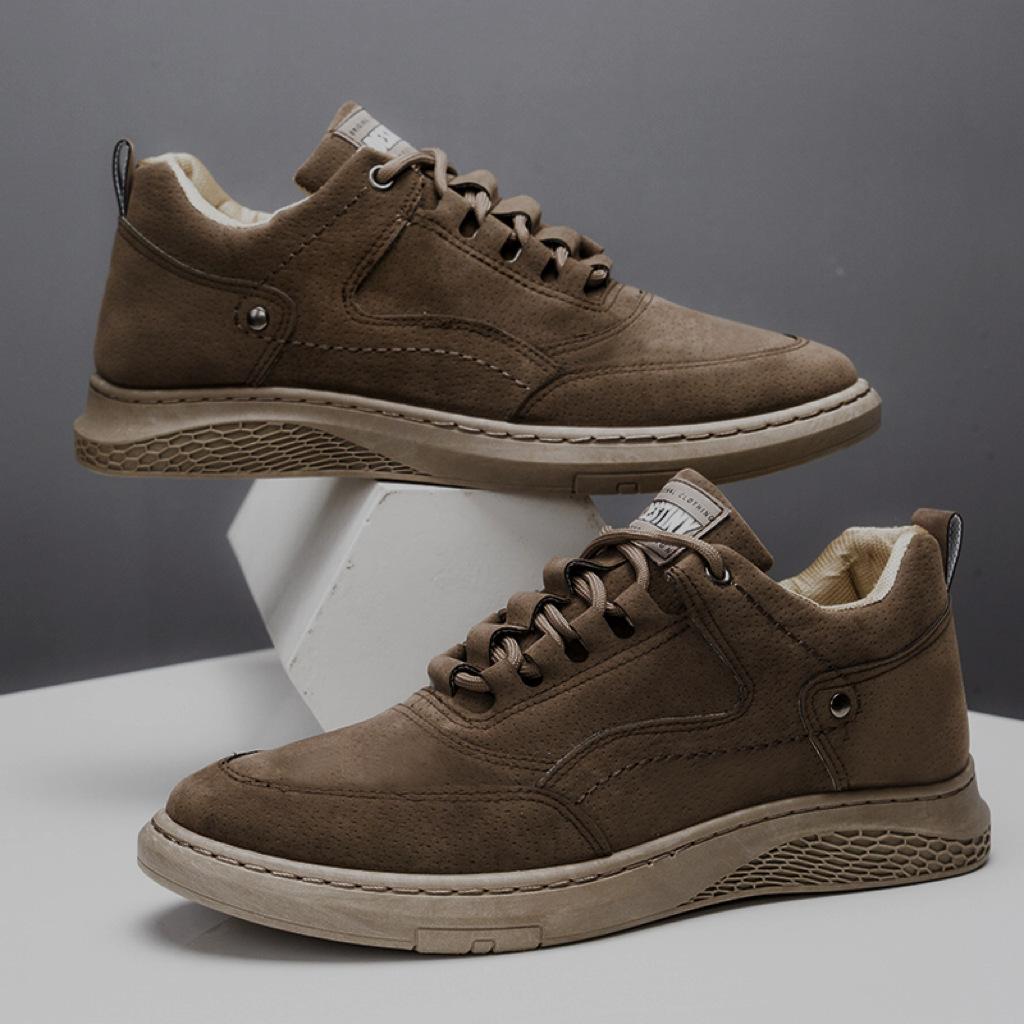 Men's Autumn Low-top Casual Shoes, Fashionable and Trendy Board Shoes, Men's Large-sized Casual Shoes