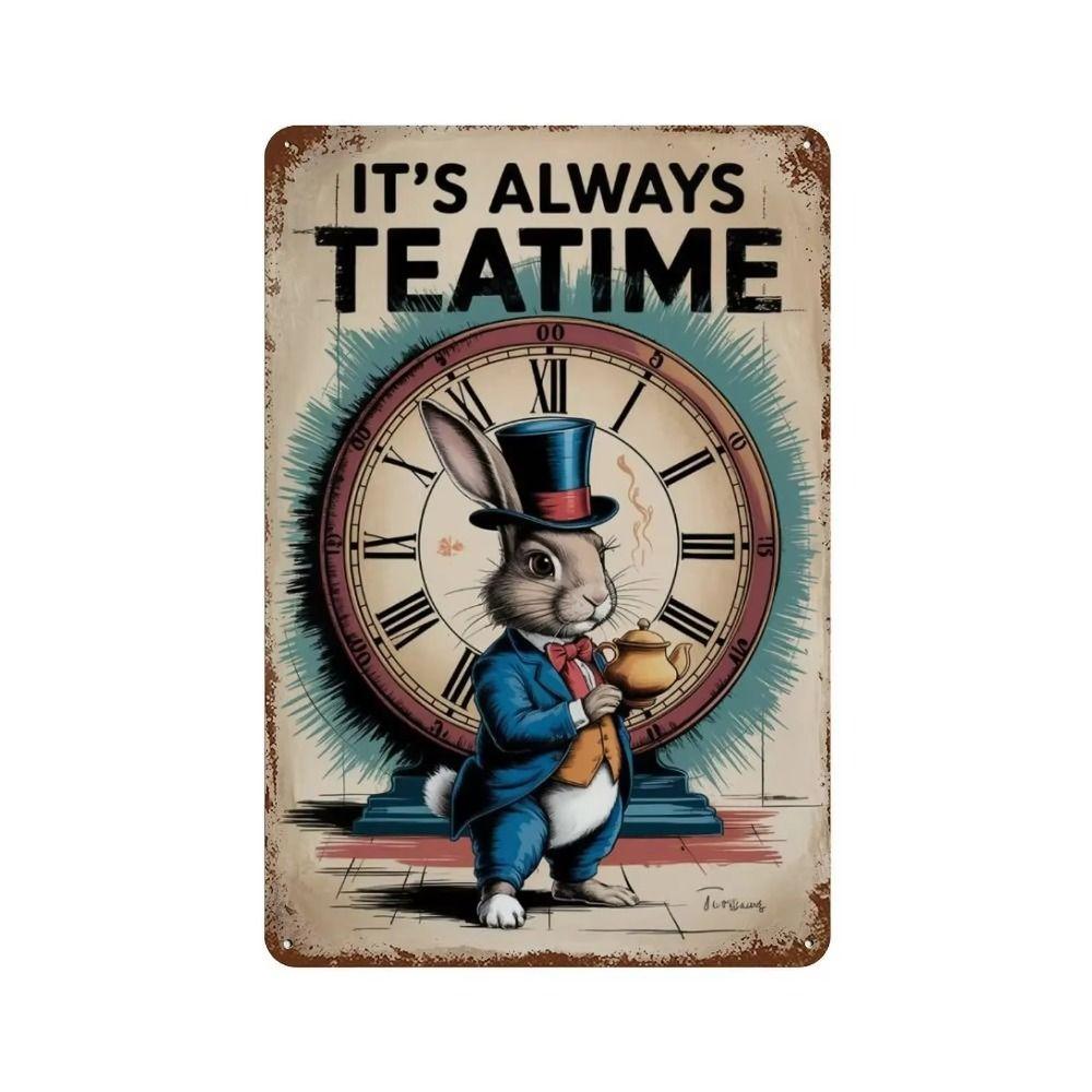 

**Vintage Metal Wall Art Decor 20x30cm Handmade Tin Sign**