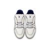 Louis Vuitton Trainer Low Top Stylish Skateboarding Shoes Unisex White Blue 1ABFA9