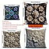 2D Floral Embroidered Pattern Decorative Throw Pillows Pattern Cushion Cover Suitable For Sofa Bedroom Car Pillow Cover