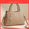 Elegant Pu Leather Tote Bag For Middleaged Women With Spacious Storage For Daily Use