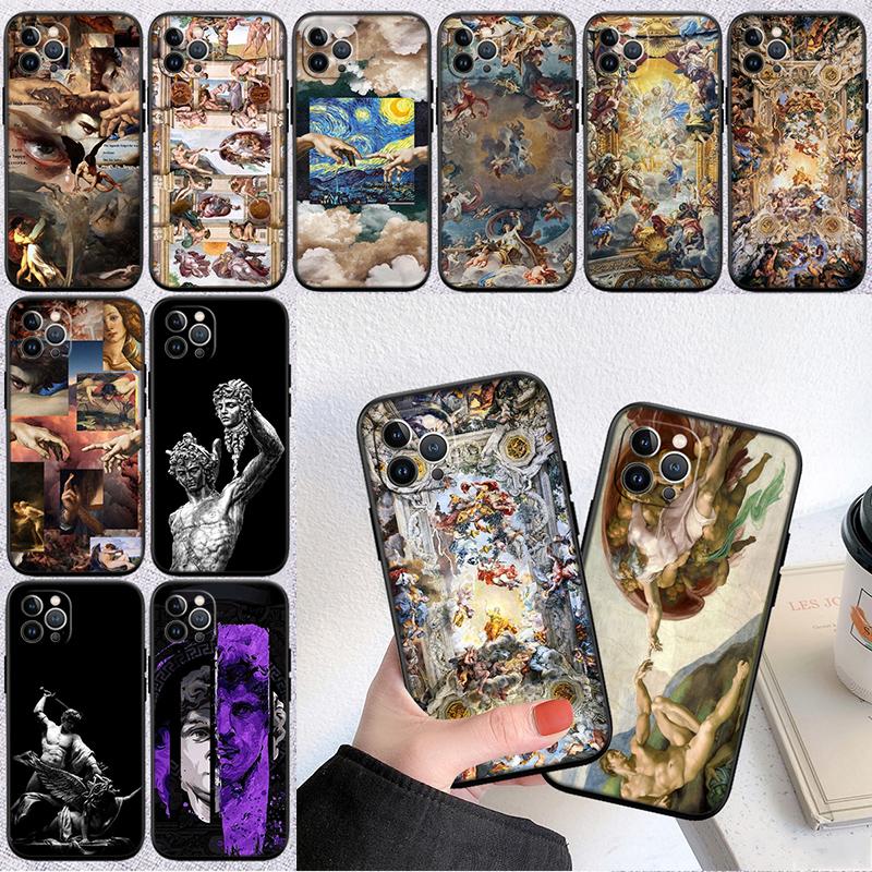 Fresco Adam Sculpture Case for Motorola Edge 60 60s 70 G86 G56 G54 E14 G04S G45 G54 G64 S30 S50 X30 X40 X50 Pro Power