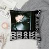 D-Drake For All the Dogs Pillow Case Square Double-Sided Printing Short Plush Sofa Cushion Cover Bedside Pillow