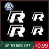 2026 Caldo Per VOLKSWAGEN VW 4 Pezzi Adesivi Pinze Freno Auto Decalcomanie Mozzo Ruota Freni per Volkswagen VW GTI Rline Polo Golf Passat Tiguan